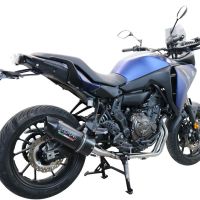 Exhaust compatible with Yamaha Tracer 700 GT 2019-2020, Furore Nero, Full system exhaust, including removable db killer 