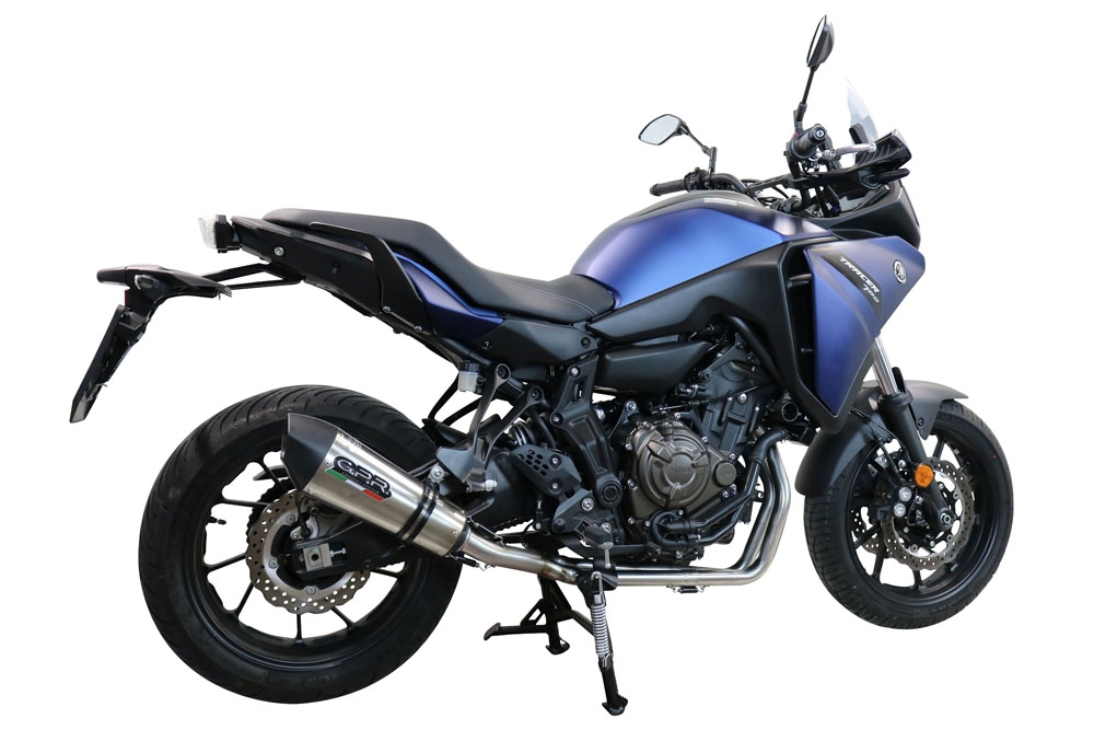 GPR exhaust compatible with  Yamaha Tracer 700 GT 2019-2020, New Grand Prix Evo Titanium, Full system exhaust, including removable db killer 
