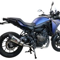 GPR exhaust compatible with  Yamaha Tracer 700 GT 2019-2020, New Grand Prix Evo Titanium, Full system exhaust, including removable db killer 