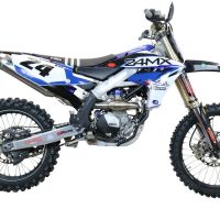 Exhaust compatible with Yamaha YZ250FX 2020-2025, Pentacross Inox, Full system exhaust, including removable db killer/spark arrestor 