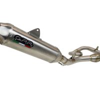 Exhaust compatible with Kawasaki KX450F 2012-2015, Pentacross Inox, Full system exhaust, including removable db killer/spark arrestor 