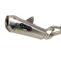 Exhaust compatible with Kawasaki KX250F 2017-2020, Pentacross FULL Titanium, Full system exhaust, including removable db killer/spark arrestor 