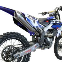 Exhaust compatible with Yamaha YZ250F 2020-2025, Pentacross FULL Titanium, Full system exhaust, including removable db killer/spark arrestor 