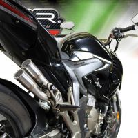 Exhaust compatible with Zontes Zx 310 2018-2020, F205, Slip-on exhaust including removable db killer and link pipe, EPA-compliant 