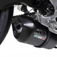 Exhaust compatible with Yamaha FZ-09 2017-2020, Furore Evo4 Nero, Full system exhaust, including removable db killer 