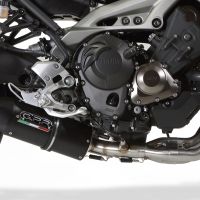 Exhaust compatible with Yamaha FZ-09 2014-2020, Furore Nero, Full system exhaust, including removable db killer 