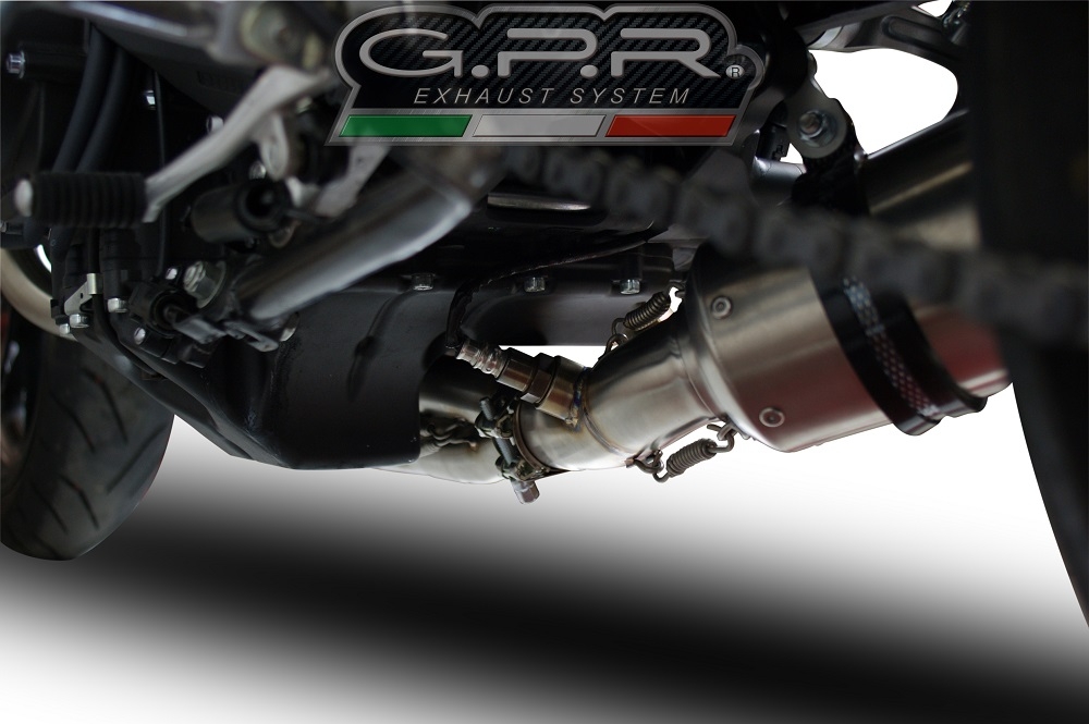 Exhaust compatible with Yamaha FJ-09 Tracer 2017-2020, Albus Evo4, Full system exhaust, including removable db killer 