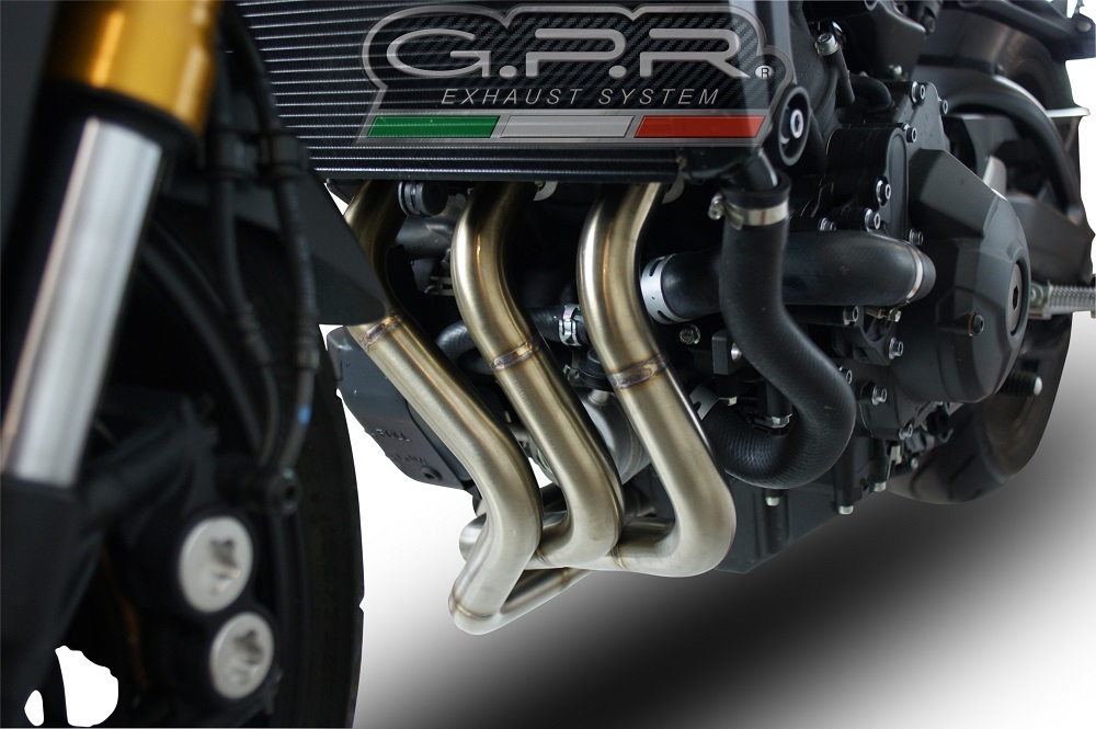 Exhaust compatible with Yamaha FJ-09 Tracer 2017-2020, Albus Evo4, Full system exhaust, including removable db killer 