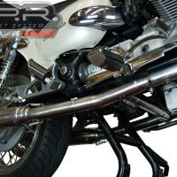 Exhaust compatible with Moto Guzzi California 1100 Special/Stone/Sport/Ev/Alu 1997-2002, Vintacone, Dual slip-on including removable db killers and link pipes, not EPA-compliant 