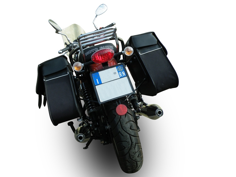 Exhaust compatible with Moto Guzzi V7 (I - II) - Stone - Special 2012-2016, Vintacone , Dual slip-on including removable db killers and link pipes, not EPA-compliant 