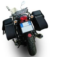Exhaust compatible with Moto Guzzi V7 (I - II) - Stone - Special 2012-2016, Vintacone , Dual slip-on including removable db killers and link pipes, not EPA-compliant 