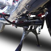 Exhaust compatible with Moto Guzzi Nevada 750 2008-2014, Vintacone , Dual slip-on including removable db killers and link pipes, not EPA-compliant 