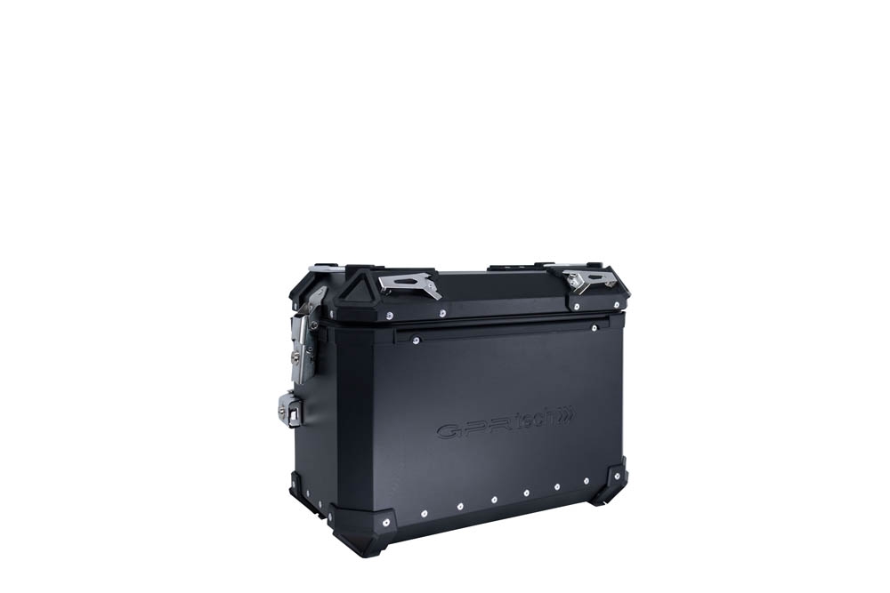GPR TECH compatible with  BMW R 1300 GS 2023/2025 GPR TECH Triptych kit made in black color, with Top case 45 Lt + Side Cases 38 Lt + 38 Lt + general rack holder Top case capacity 45 Lt + side cases capacity 38 LT. + 38 LT.