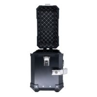 GPR TECH compatible with  Ktm SMT 890 2023/2024 e5 GPR TECH Pair of side cases aluminum made, black color with specific pannier holder Capacity 38 LT. + 38 LT.