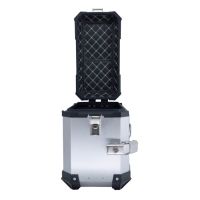 GPR TECH compatible with  Ktm SMT 890 2023/2024 e5 GPR TECH Pair of side cases aluminum made, silver color with specific pannier holder Capacity 38 LT. + 38 LT.