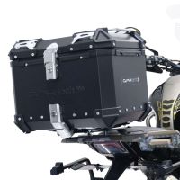 Top case GPR TECH compatible with  Zontes 350 T1 ADV 2022/2024 e5 GPR TECH Top case in aluminum, black color with specific plate included Capacity 55 LT.