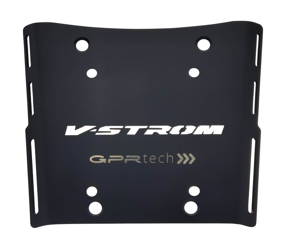 Top case GPR TECH compatible with  Suzuki V-Strom Dl 650 2012/2016 e3 GPR TECH Top case in aluminum, black color with specific plate included Capacity 45 LT.