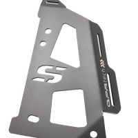 GPR TECH compatible with  Bmw R 1250 Gs 2021/2024 e5 GPR TECH Specific fitting plate Top Case ALPITECH 35 LT compatible with original luggage rack,stainless steel made with 4 anchor points