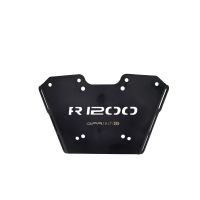 GPR TECH compatible with  Bmw R 1250 R - Rs 2019/2020 e4 GPR TECH Specific fitting plate Top Case ALPITECH 55 LT compatible with original luggage rack,stainless steel made with 4 anchor points