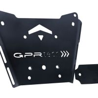 GPR TECH compatible with  Bmw R 1200 Rt Lc 2014/2016 GPR TECH Specific fitting plate Top Case ALPITECH 35 LT compatible with original luggage rack,stainless steel made with 4 anchor points