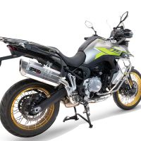 Exhaust compatible with Voge 900DSX 2024-2025, Hyper Sonic Titanium, Slip-on exhaust including removable db killer and link pipe, not EPA-compliant 