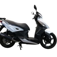 Exhaust compatible with Kymco Agility 200 - I.E. R16 - Plus 2010-2014, Evo4 Road, Full system exhaust, including removable db killer 