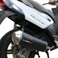 Exhaust compatible with Kymco Agility 200 - I.E. R16 - Plus 2010-2014, Evo4 Road, Full system exhaust, including removable db killer 