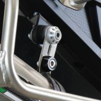 Exhaust compatible with Aprilia Tuareg 660 2021-2024, Furore Evo4 Nero, Slip-on exhaust including removable db killer and link pipe, EPA-compliant 