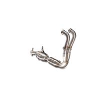 GPR exhaust compatible with Aprilia RS 457 2024-2026, Ghost Inox, full system exhaust legal for UK and non-EU countries including removable db killer 