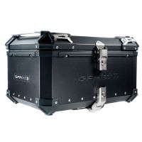 Top case GPR TECH compatible with  Rieju Adventura 500 2023/2025 GPR TECH Top case in aluminum, black color with specific plate included Capacity 55 LT.