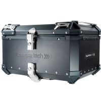 Top case GPR TECH compatible with  Suzuki V-Strom 1050 Xt/De 2020/2024 e5 GPR TECH Top case in aluminum, black color with specific plate included Capacity 55 LT.