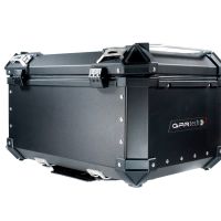 Top case GPR TECH compatible with  Suzuki V-Strom 1050 Xt/De 2020/2024 e5 GPR TECH Top case in aluminum, black color with specific plate included Capacity 55 LT.