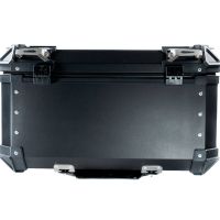 Top case GPR TECH compatible with  Suzuki V-Strom 1050 Xt/De 2020/2024 e5 GPR TECH Top case in aluminum, black color with specific plate included Capacity 55 LT.