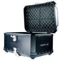 Top case GPR TECH compatible with  Suzuki V-Strom 1050 Xt/De 2020/2024 e5 GPR TECH Top case in aluminum, black color with specific plate included Capacity 55 LT.