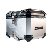 Top case GPR TECH compatible with  Aprilia Tuareg 660 2021/2024 e5 GPR TECH Top case in aluminum, silver color with specific plate included Capacity 35 LT.