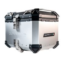 Top case GPR TECH compatible with  Suzuki V-Strom Dl 650 2012/2016 e3 GPR TECH Top case in aluminum, silver color with specific plate included Capacity 45 LT.