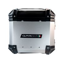 Top case GPR TECH compatible with  Suzuki V-Strom 1050 Xt/De 2020/2024 e5 GPR TECH Top case in aluminum, silver color with specific plate included Capacity 35 LT.