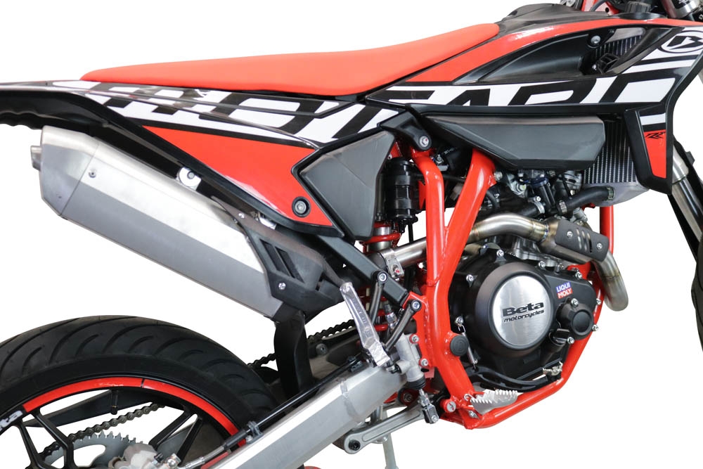 Exhaust compatible with Beta RR 125 4T Motard 2021-2024, Decatalizzatore, Decat pipe 