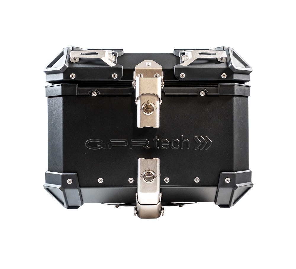 Top case GPR TECH compatible with  Bmw G 310 Gs 2017/2021 e4 GPR TECH Top case in aluminum, black color with specific plate included Capacity 26 LT.