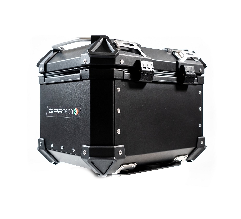 Top case GPR TECH compatible with  Bmw G 310 Gs 2017/2021 e4 GPR TECH Top case in aluminum, black color with specific plate included Capacity 26 LT.
