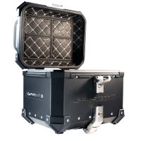 GPR TECH TOP CASE ALPI-TECH 26 LT. BLACK Top case in aluminum,including soft backrest, black color with universal plate  Capacity 26 LT.