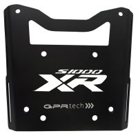 GPR TECH compatible with  Bmw S 1000 XR - M 2020/2024 e5 GPR TECH Specific fitting plate Top Case ALPITECH 35 LT compatible with original luggage rack,stainless steel made with 4 anchor points