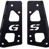 GPR TECH compatible with  Bmw F 750 Gs 2018/2020 e4 GPR TECH Specific fitting plate Top Case ALPITECH 35 LT compatible with original luggage rack,stainless steel made with 4 anchor points
