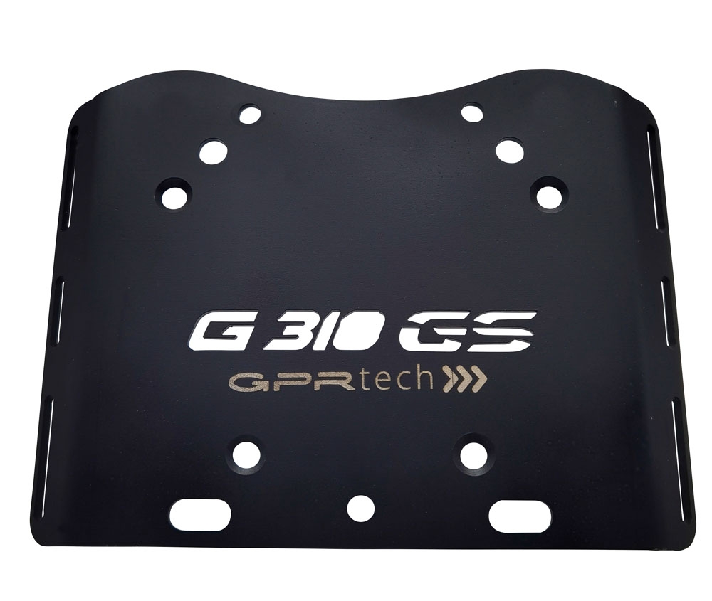 Top case GPR TECH compatible with  Bmw G 310 Gs 2022/2024 e5 GPR TECH Top case in aluminum, silver color with specific plate included Capacity 45 LT.