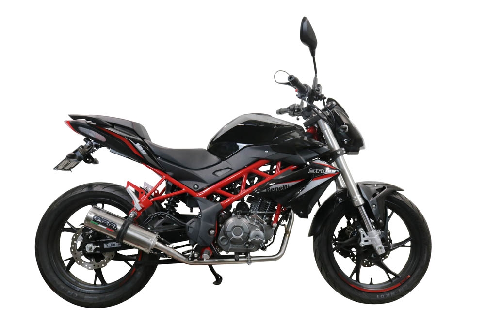 Exhaust compatible with Benelli Bn 125 2018-2020, M3 Inox , Full system exhaust, including removable db killer 
