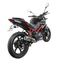 Exhaust compatible with Benelli Bn 125 2018-2020, M3 Inox , Full system exhaust, including removable db killer 