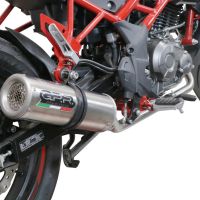 Exhaust compatible with Benelli Bn 125 2018-2020, M3 Inox , Full system exhaust, including removable db killer 