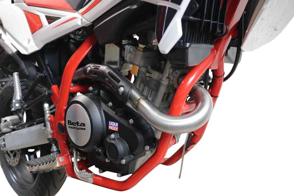 Exhaust compatible with Beta RR 125 4T Motard 2019-2020, Decatalizzatore, Decat pipe 