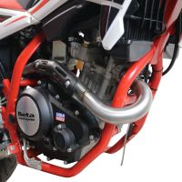 Exhaust compatible with Beta RR 125 4T Motard 2019-2020, Decatalizzatore, Decat pipe 