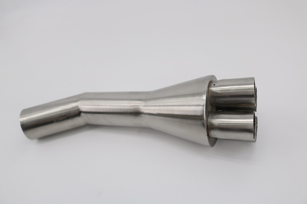 Exhaust compatible with Bmw K100 1983-1994, Cafè Racer 4in1, Link pipe 